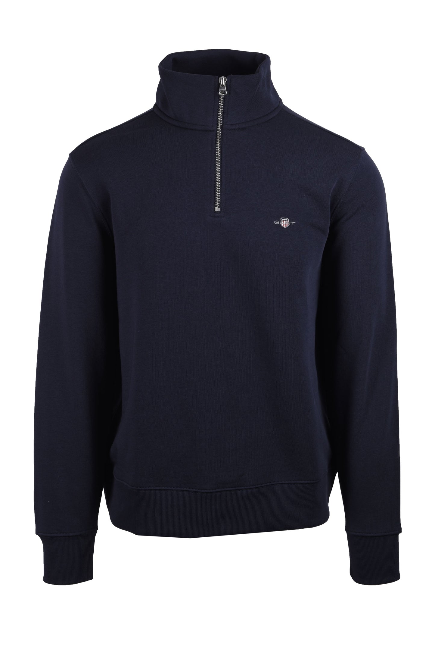 Gant Reg Shield Half Zip Sweat Evening Blue
