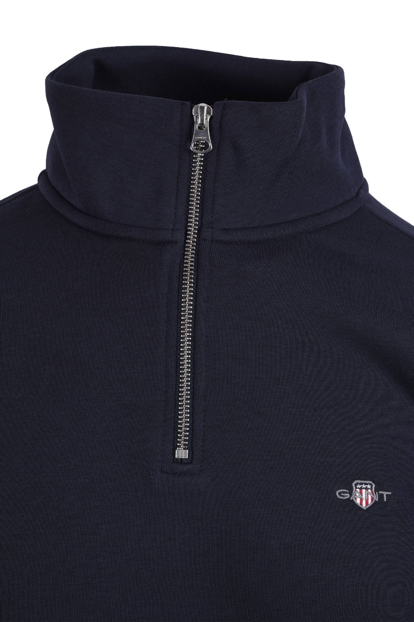 Gant Reg Shield Half Zip Sweat Evening Blue