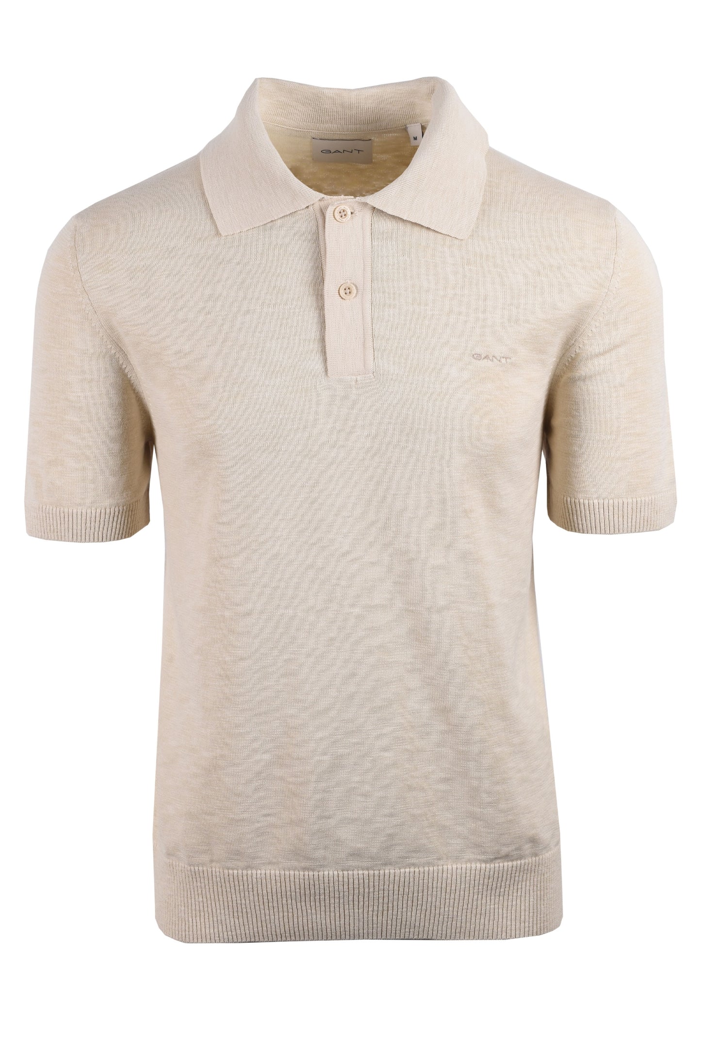 Polo a maniche corte Gant Cotton Flame Silky Beige