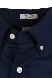 Gant Reg Poplin Short Sleeve Shirt Marine Gant