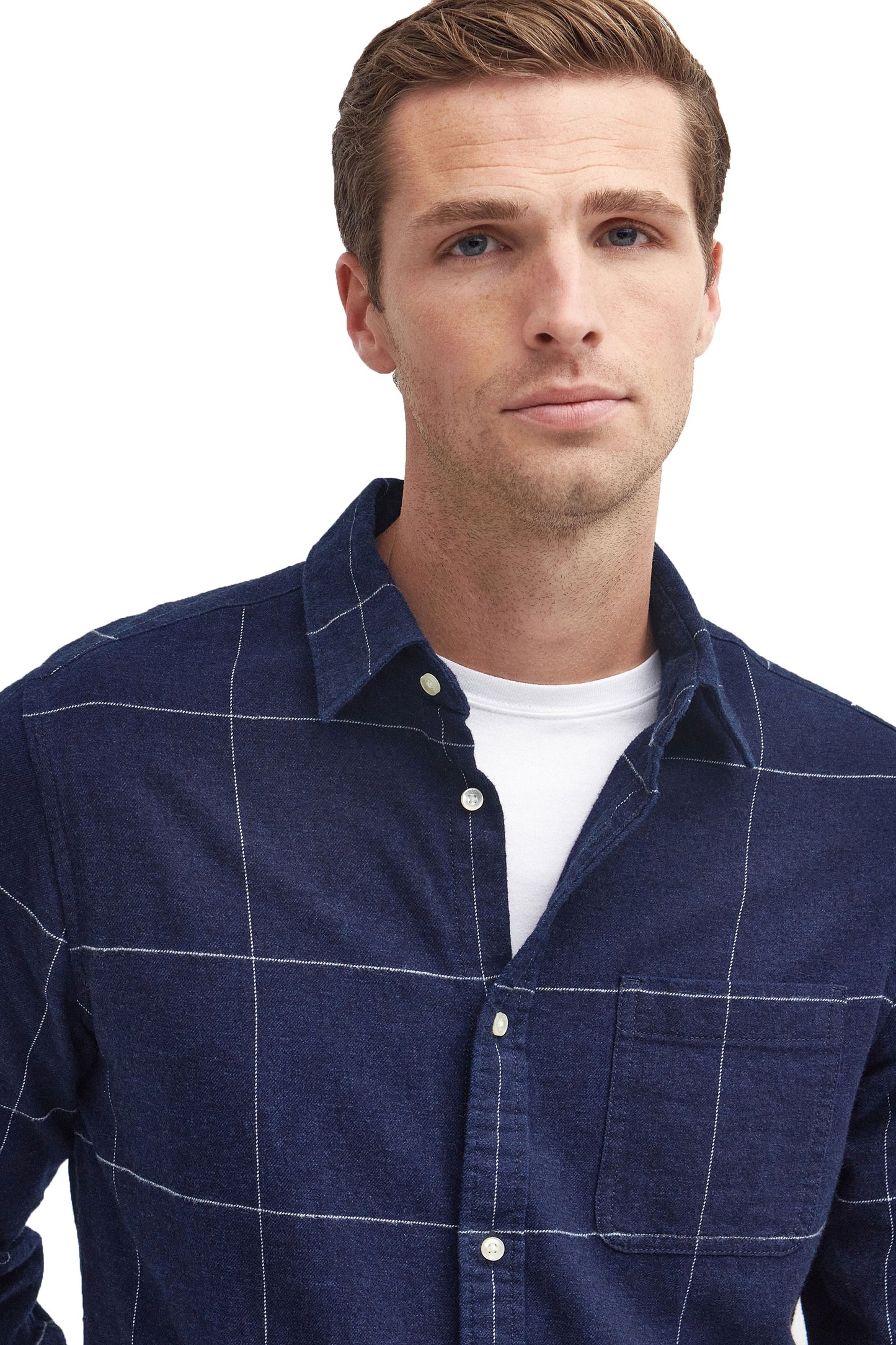 Camicia Barbour Brindle Indaco