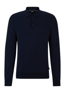 Boss Gemello Knitted Polo Dark Blue Boss Black