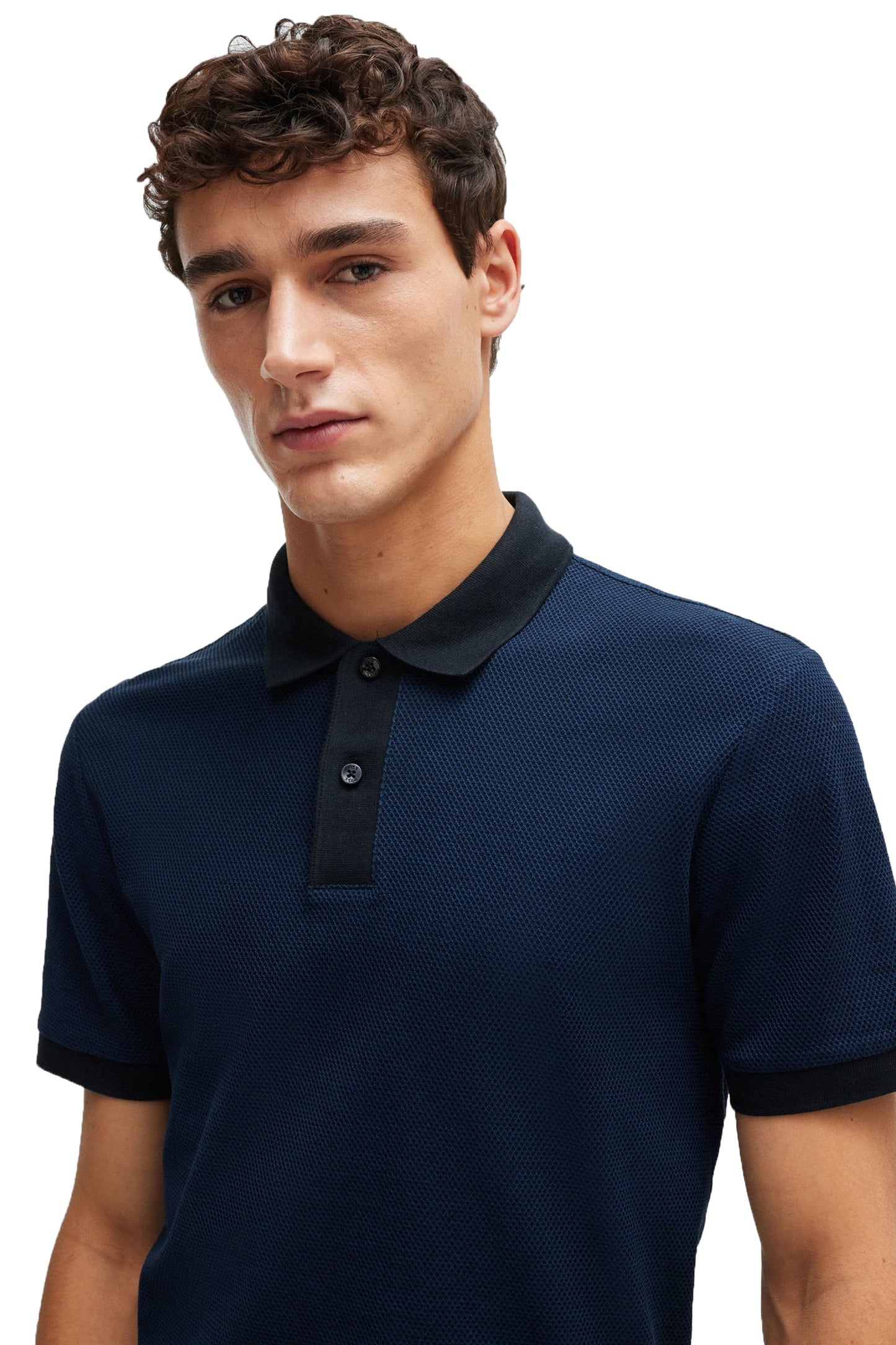 Boss Phillipson 37 Polo Shirt Blu Scuro