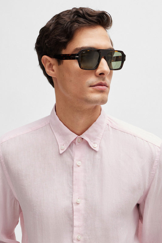Boss S-liam-s-bd-c1-242 Long Sleeved Shirt Light Pastel Pink