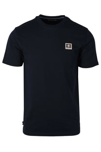 Aquascutum Club Check Patch T-shirt Navy Aquascutum