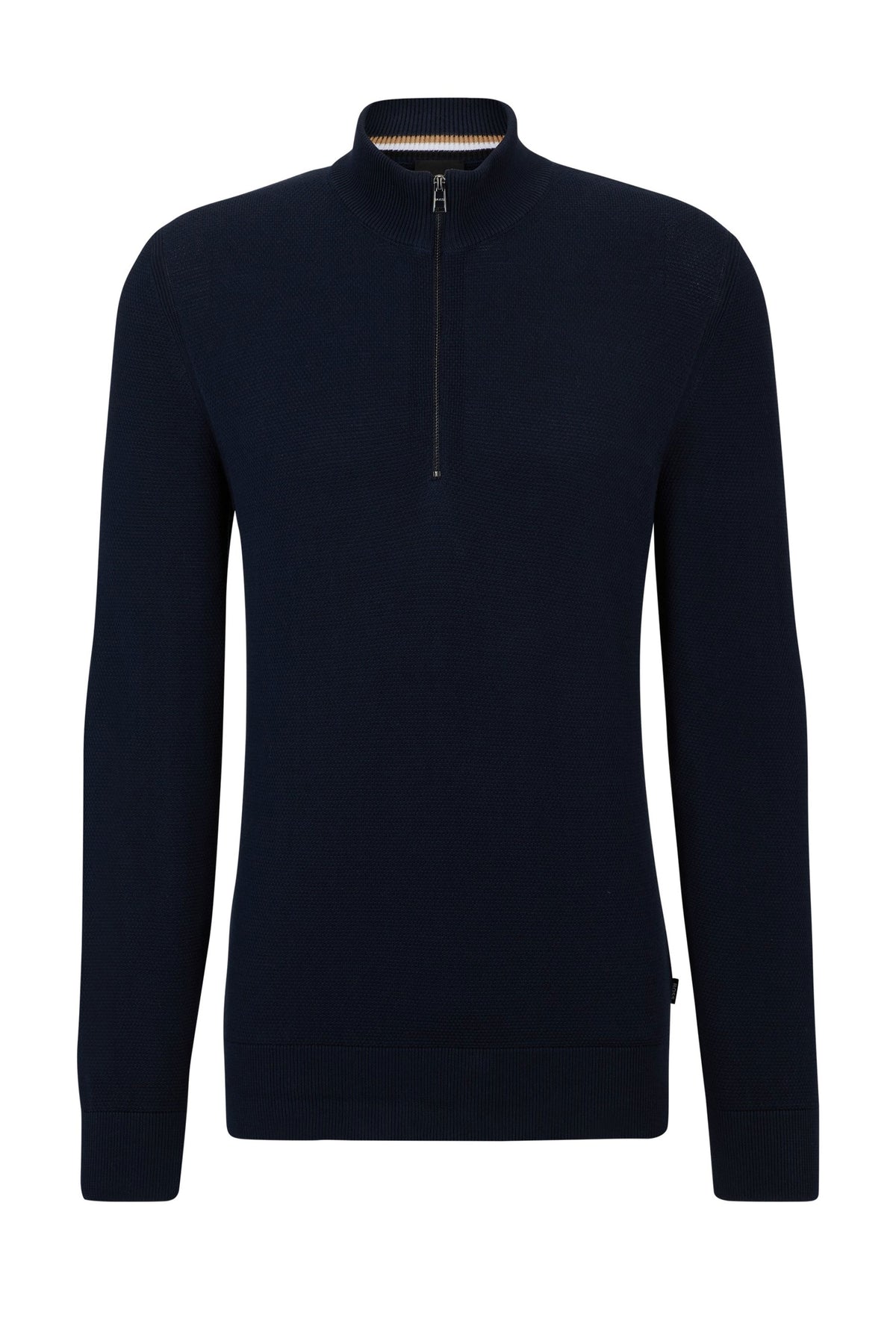 Ebrando P Half Zip Knitwear Dark Blue