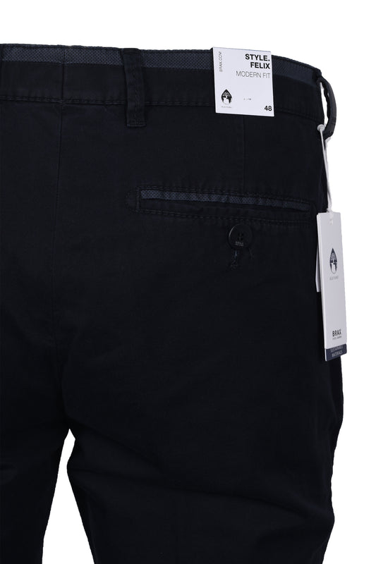 Brax Felix C Cotton Trouser Navy