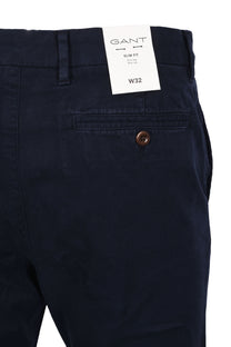 Gant Slim Dobby Structure Chino Evening Blue Gant
