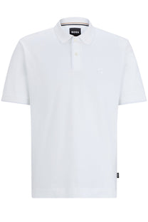 Boss Parlay 210 Polo Shirt White Boss Black