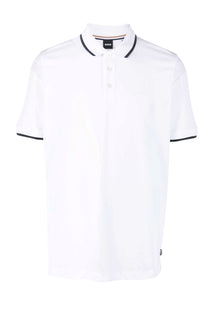 Boss Parlay 190 Polo Shirt Natural Boss Black