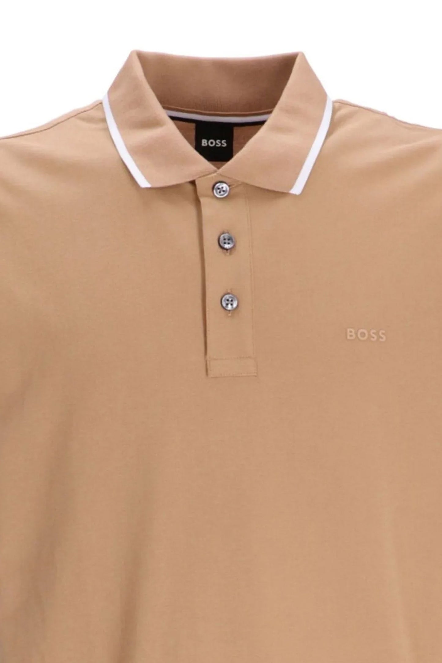 Boss Parlay 190 Polo Shirt Medium Beige