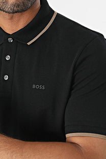 Boss Parlay 190 Polo Shirt Black Boss Black