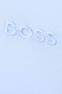 Boss Press 55 Polo Shirt Light Pastel Blue Boss Black