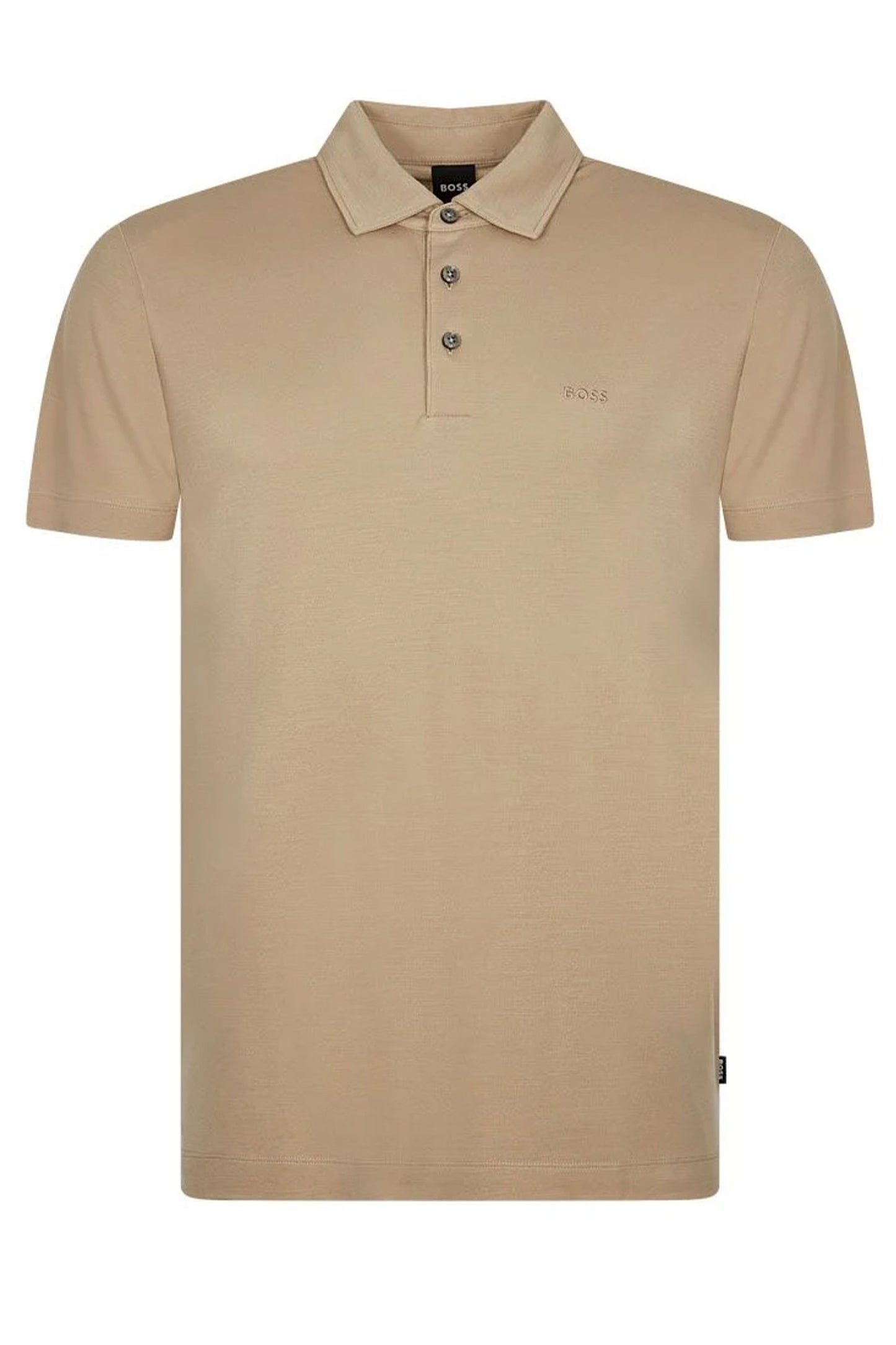 Boss Press 55 Polo Shirt Beige Scuro