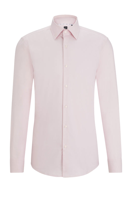 Boss H-hank-kent-c6-242 Long Sleeved Shirt Light Pastel Pink