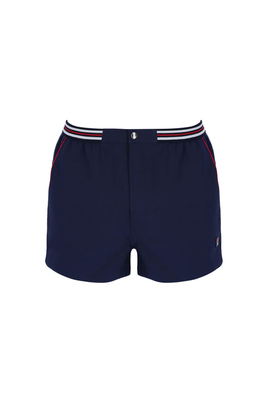Fila Vintage Hightide 4 Terry Pocket Stripe Shorts Fila Navy