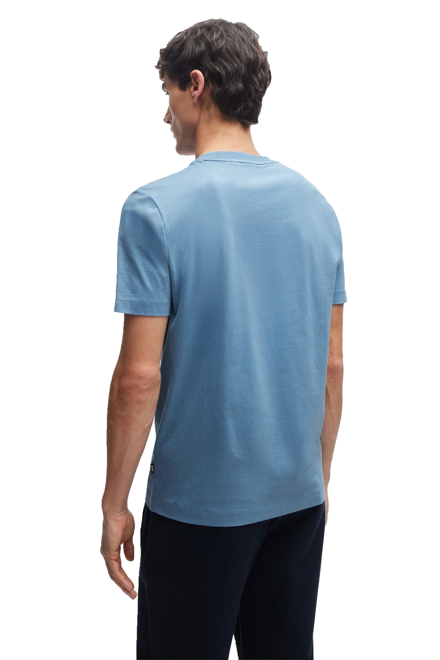 Boss Thompson 01 T Shirt Light Pastel Blue