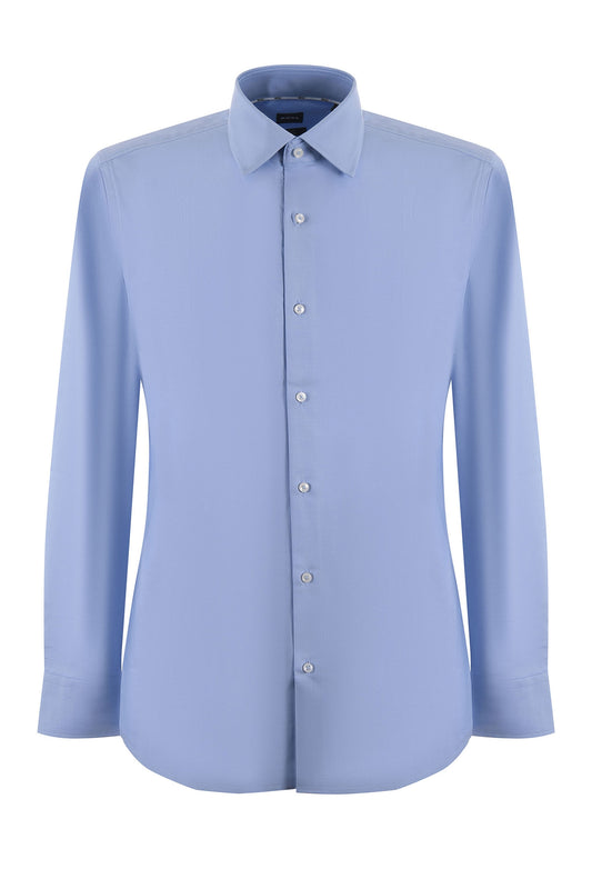 Boss H-hank-kent-c6-242 Camicia a maniche lunghe azzurro pastello