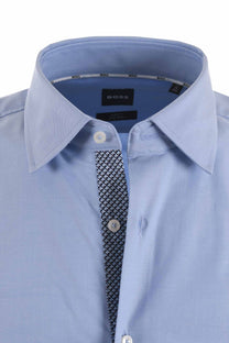 Boss H-hank-kent-c6-242 Long Sleeved Shirt Light Pastel Blue Boss Black