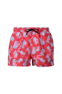 Boss Ery Swim Shorts Dark Pink Boss Black