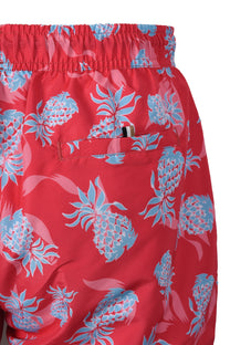 Boss Ery Swim Shorts Dark Pink Boss Black