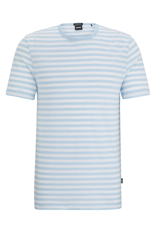 Boss Tiburt457 T-shirt Light Pastel Blue