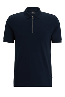 Boss Polston 11 Polo Shirt Dark Blue BOSS Black