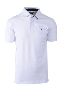 Hackett Swim Trim Palm Polo Shirt White Hackett