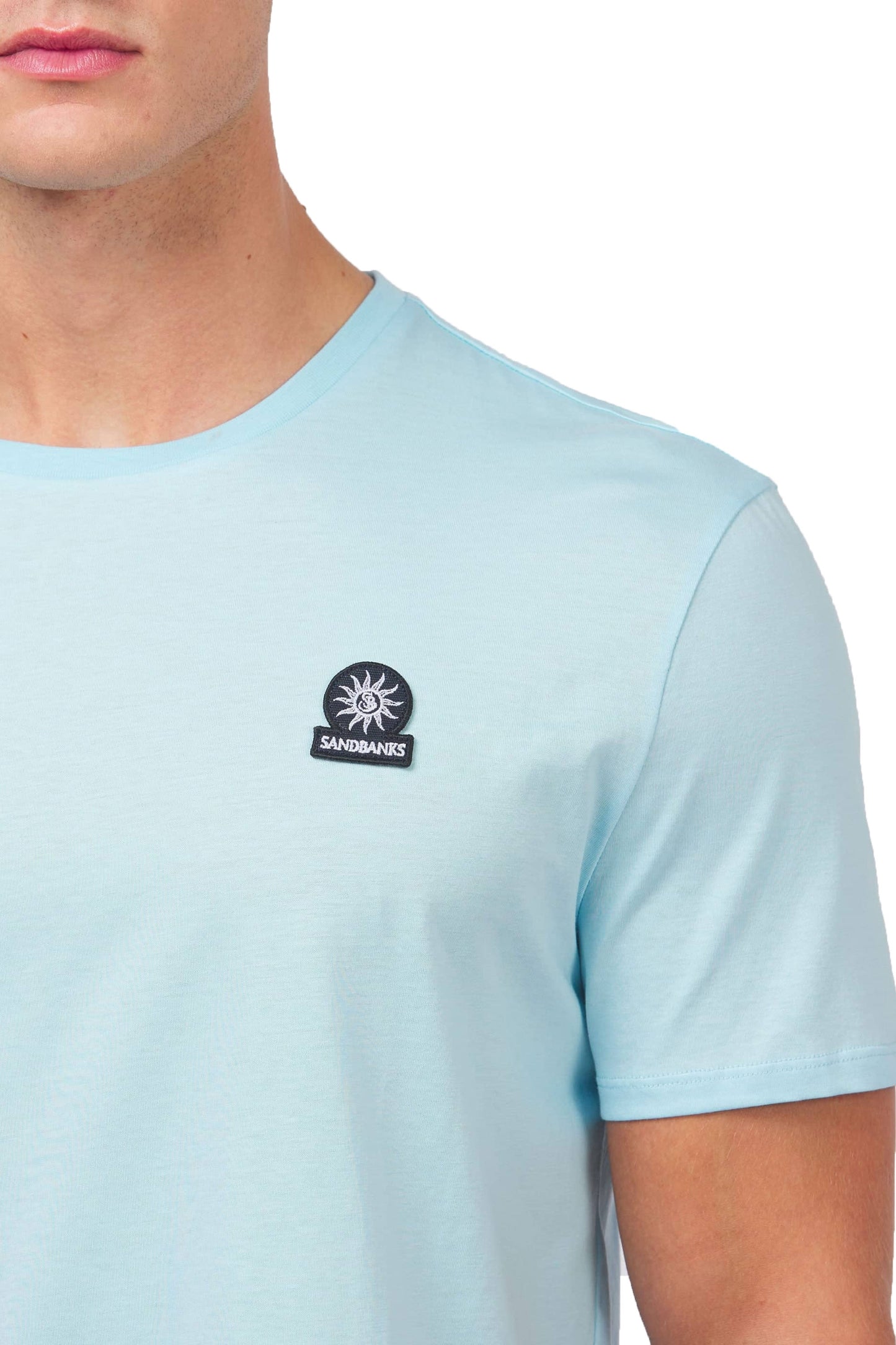 Maglietta con logo distintivo Sandbanks Crystal Blue