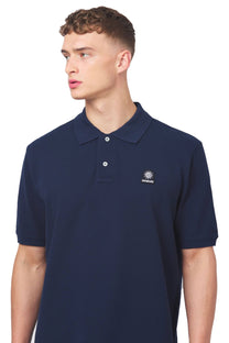 Sandbanks Badge Logo Polo Shirt Navy Sandbanks