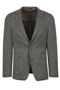 Hackett Ptooth Knit Cc Jacket Green Hackett