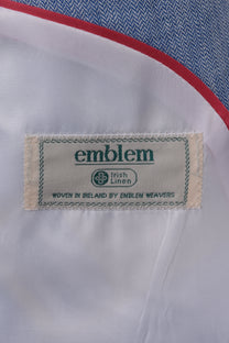 Mazzelli Linen Jacket Light Blue Mazzelli