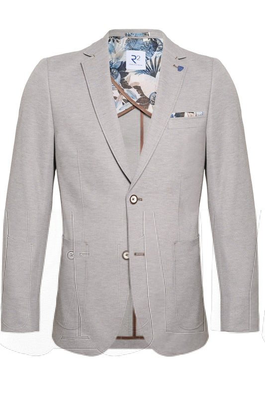 Giacca R2 Notch Lapel grigia