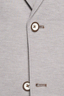 R2 Notch Lapel Jacket Grey R2