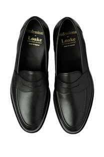 Loake Imperial Black Saddle Loafer Black Loake