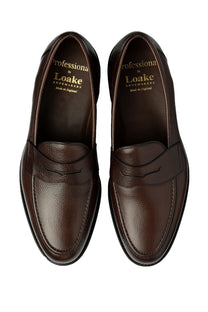 Loake Imperial Saddle Loafer Dark Brown Loake
