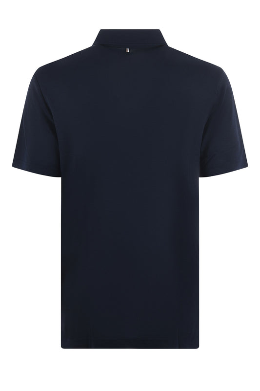 Boss Press 55 Polo Shirt Dark Blue
