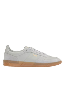 BOSS Black Brandon_tenn_sdvlt Trainer Medium Grey Boss Footwear