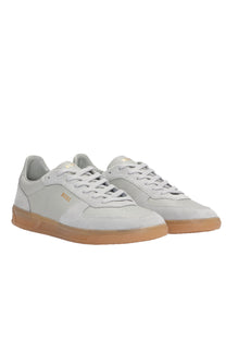 BOSS Black Brandon_tenn_sdvlt Trainer Medium Grey Boss Footwear