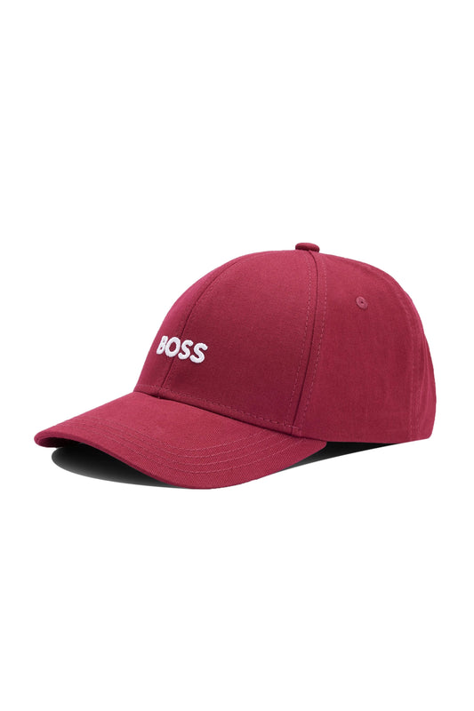 Boss Black Zed Baseball Cap Dark Red