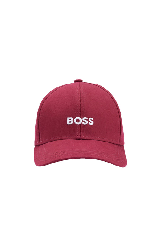 Boss Black Zed Baseball Cap Dark Red