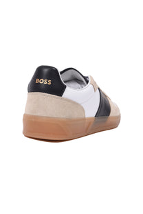 BOSS Black Brandon Tenn sdvlt Trainers Open Beige Boss Footwear