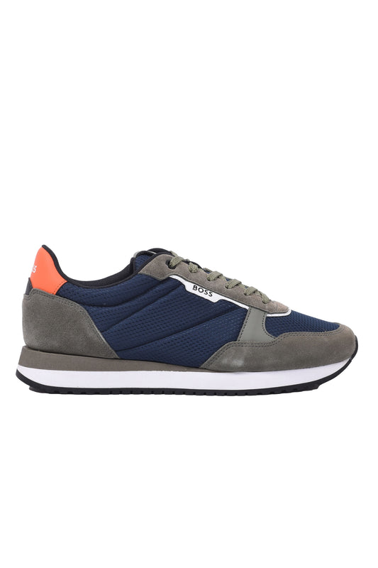 Boss Kai Run Mesd Trainer Aperto Blu
