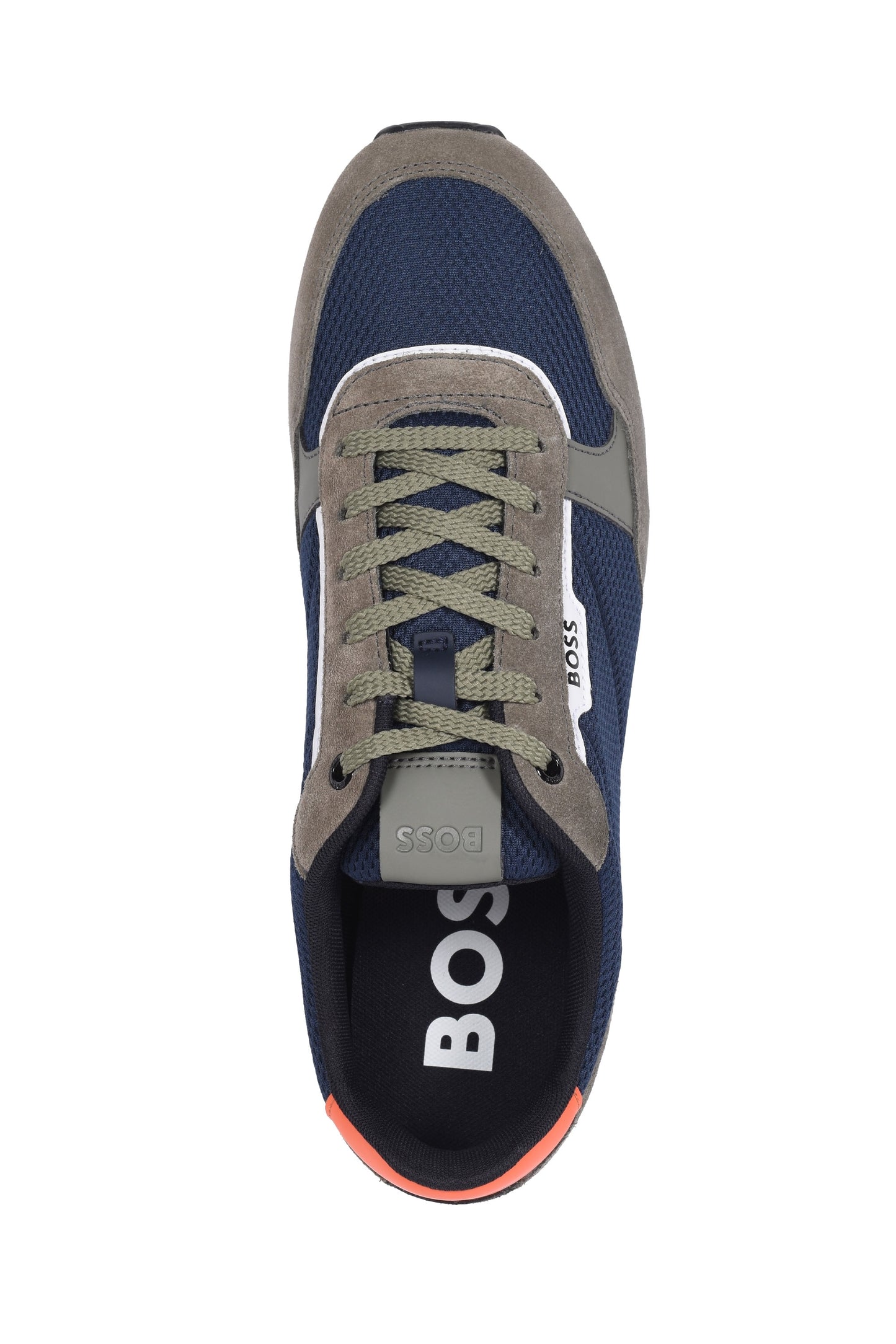Boss Kai Run Mesd Trainer Aperto Blu