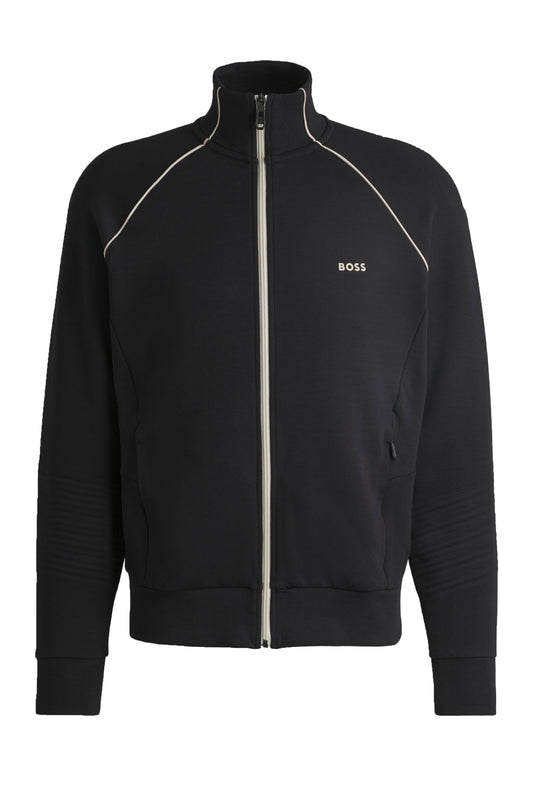 Boss Skaz 1 Full Zip Knitwear Black