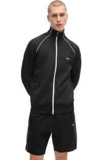 Boss Skaz 1 Full Zip Knitwear Black Boss Green