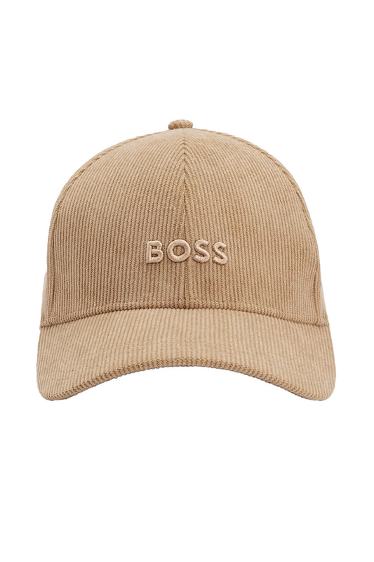 Boss Black Zed-co Baseball Cap Open Beige