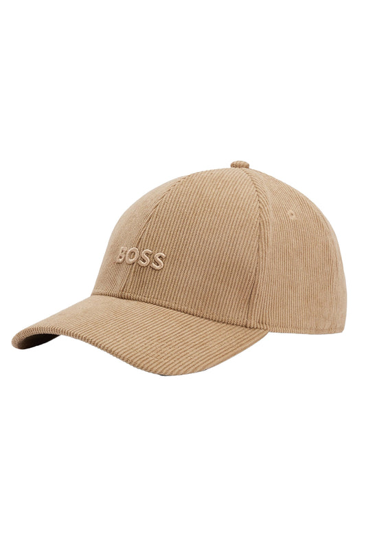 Boss Black Zed-co Baseball Cap Open Beige