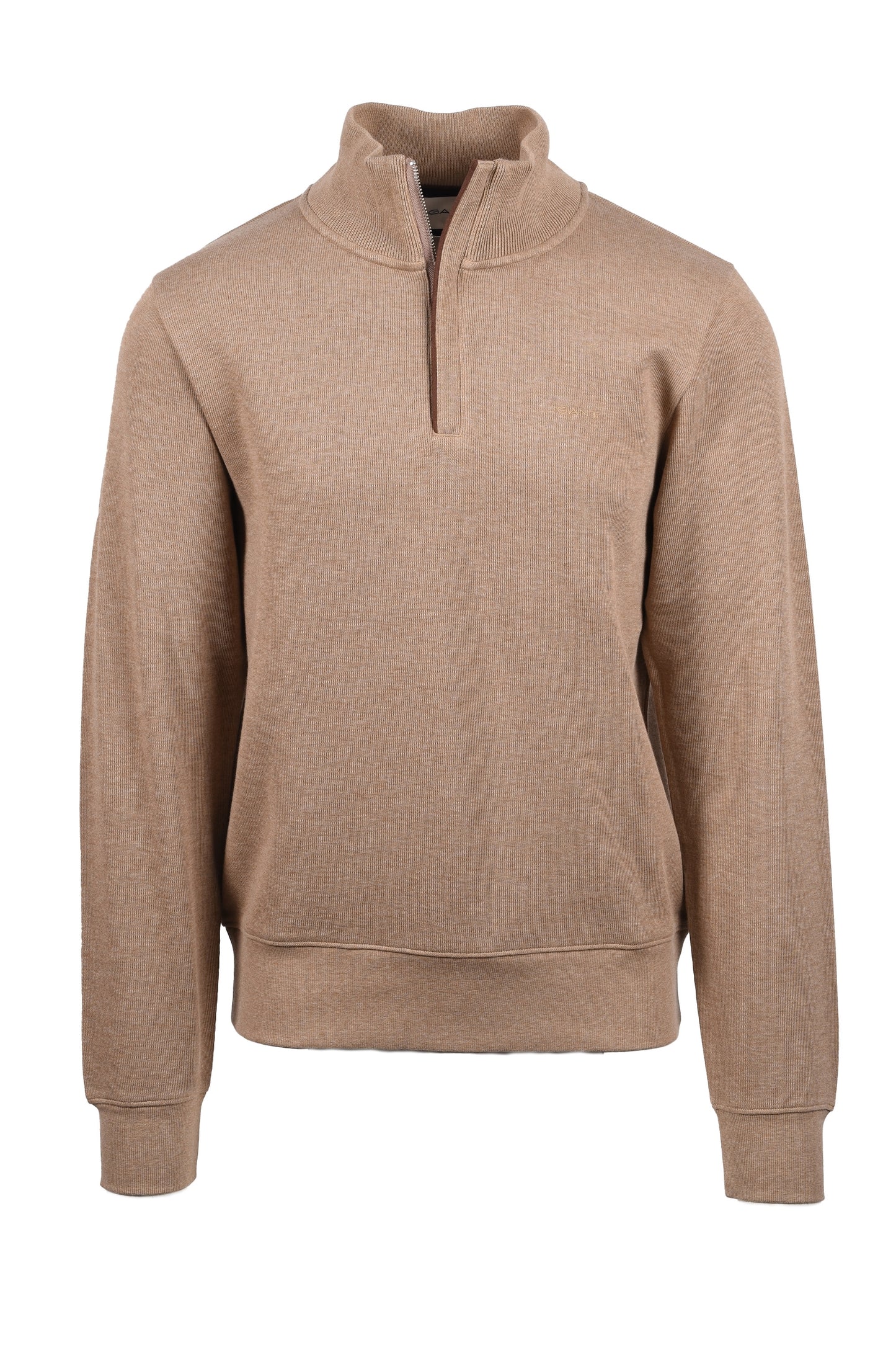 Gant D1.sacker Rib Half Zip Kaki Mel