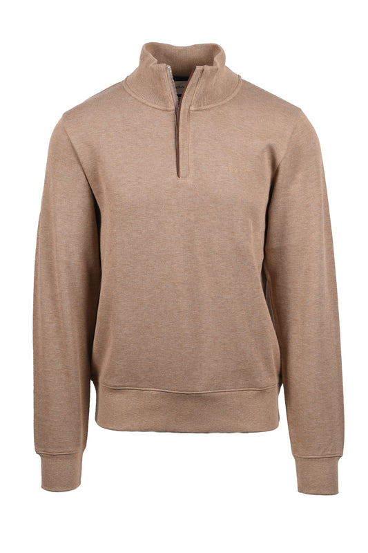 Gant D1.sacker Rib Half Zip Khaki Mel